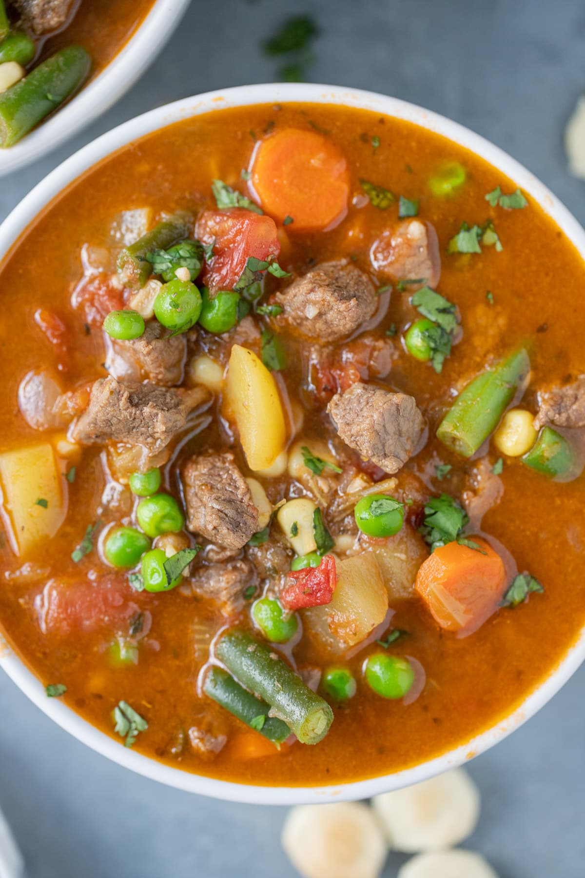 BEEF & VEGETABLE SOUP (BOUILLON)