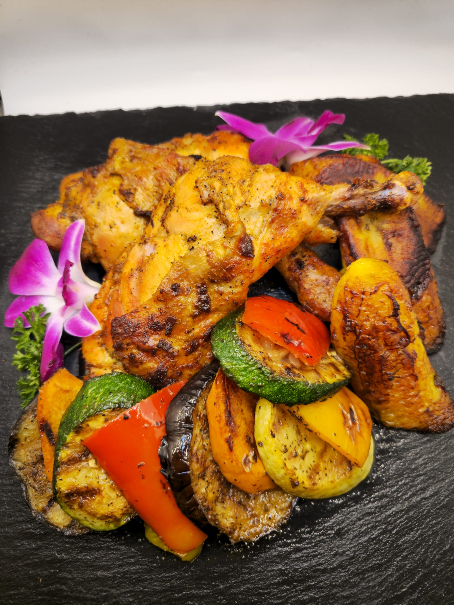 Fried Chicken and Veg.